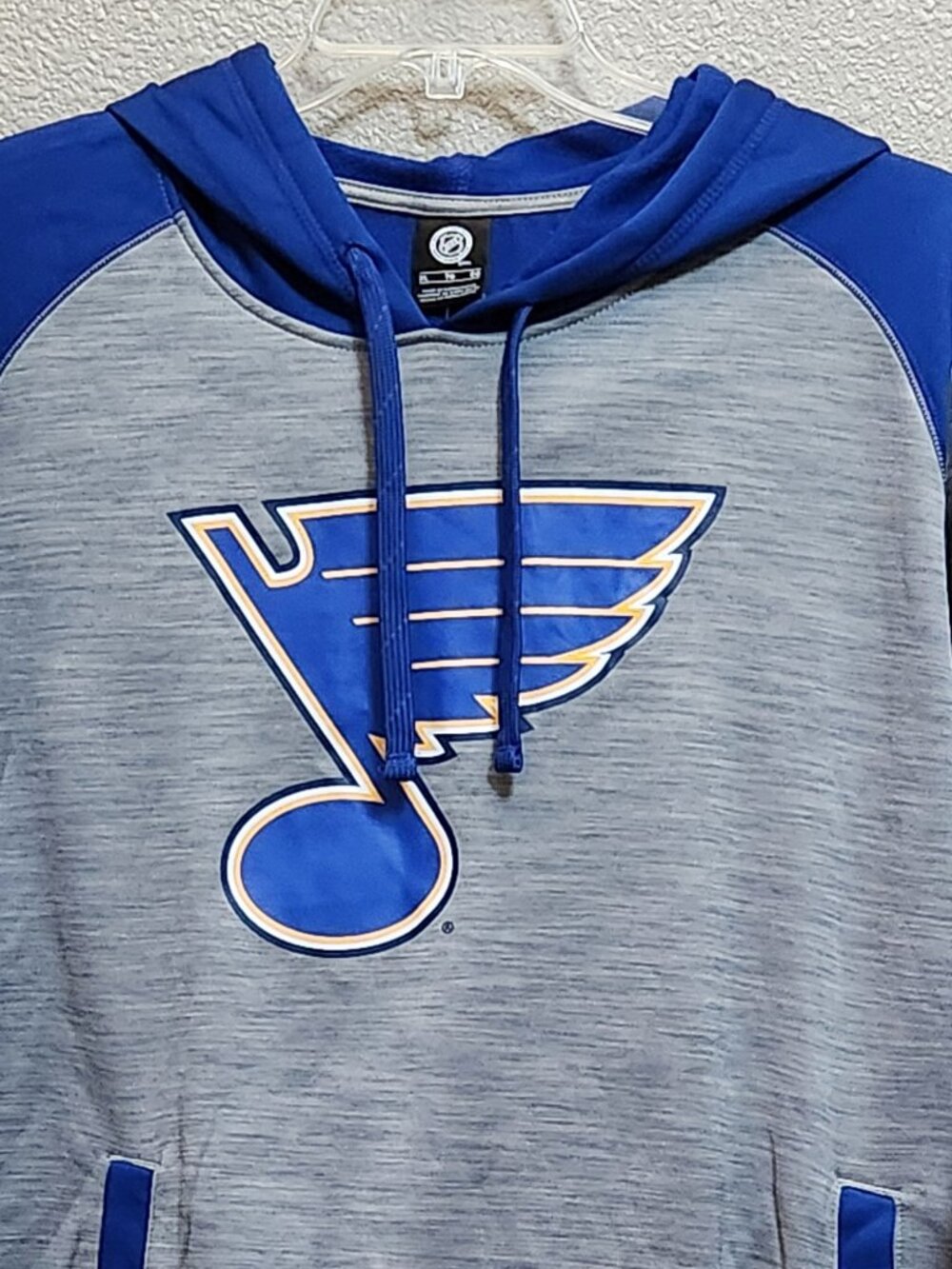 NHL ST. LOUIS BLUES Men's Logo Hooded Sweatshirt Hoodie - NEW NWT - Picture 2 of 4